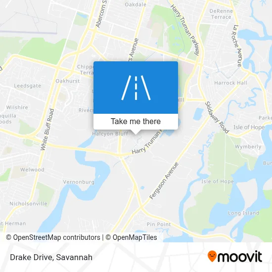 Drake Drive map
