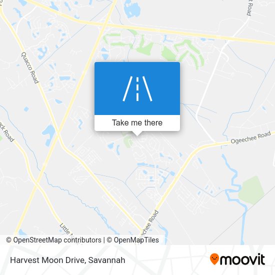Harvest Moon Drive map