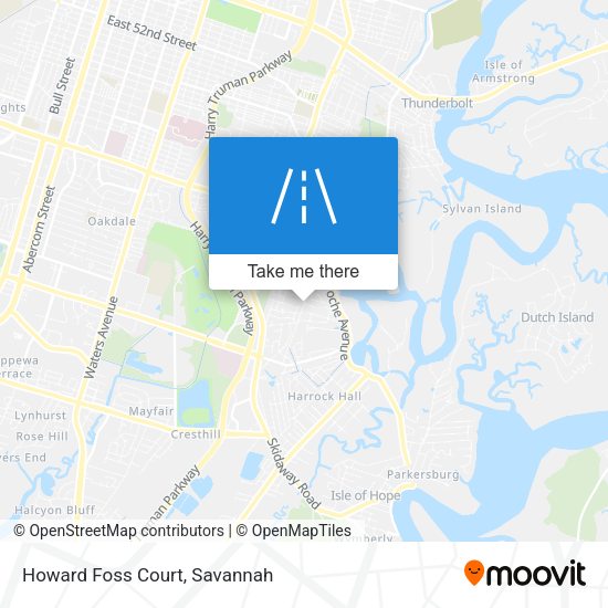 Mapa de Howard Foss Court