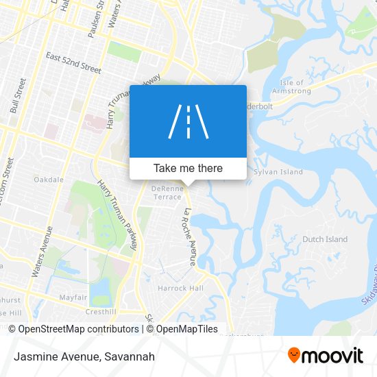 Mapa de Jasmine Avenue