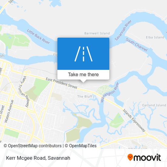 Mapa de Kerr Mcgee Road