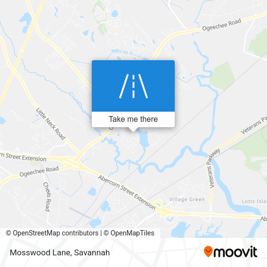 Mapa de Mosswood Lane