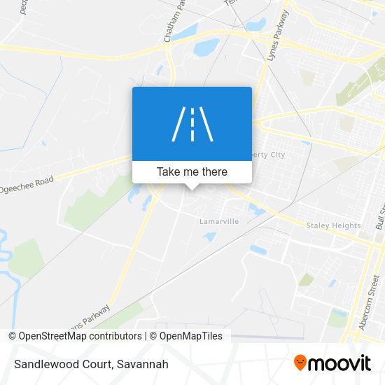 Mapa de Sandlewood Court