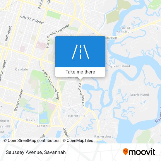 Saussey Avenue map