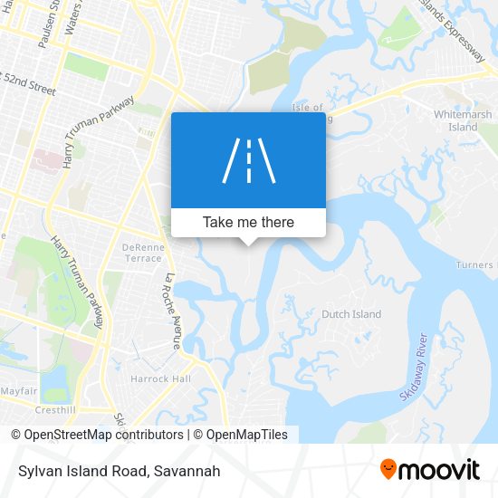 Mapa de Sylvan Island Road