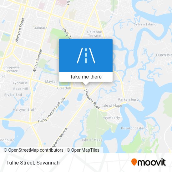 Mapa de Tullie Street