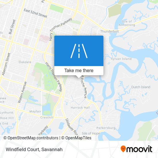 Mapa de Windfield Court