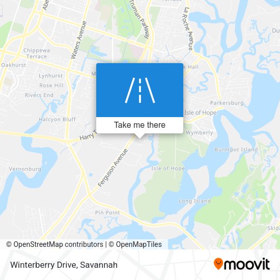 Winterberry Drive map