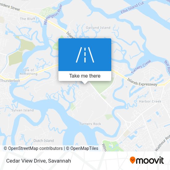 Mapa de Cedar View Drive