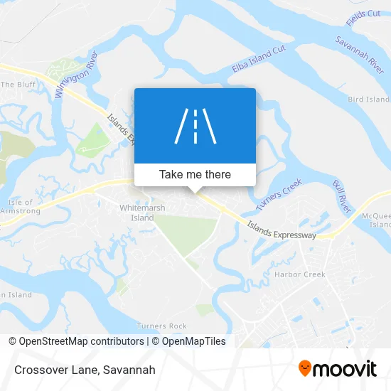 Crossover Lane map