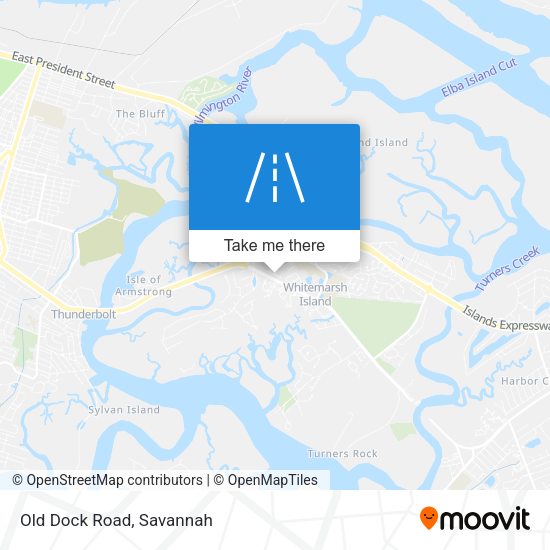 Mapa de Old Dock Road