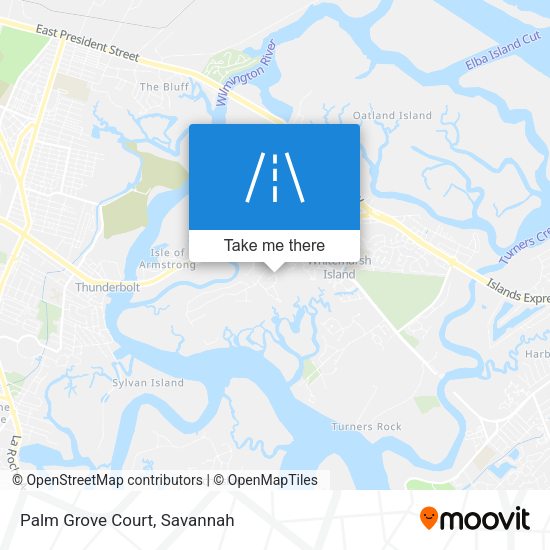 Mapa de Palm Grove Court