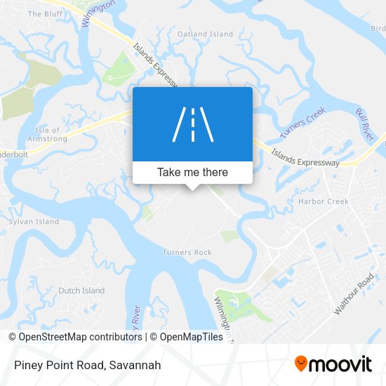Mapa de Piney Point Road