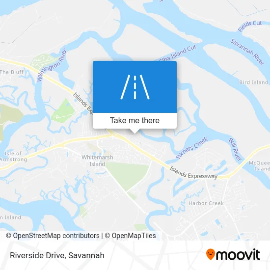 Riverside Drive map