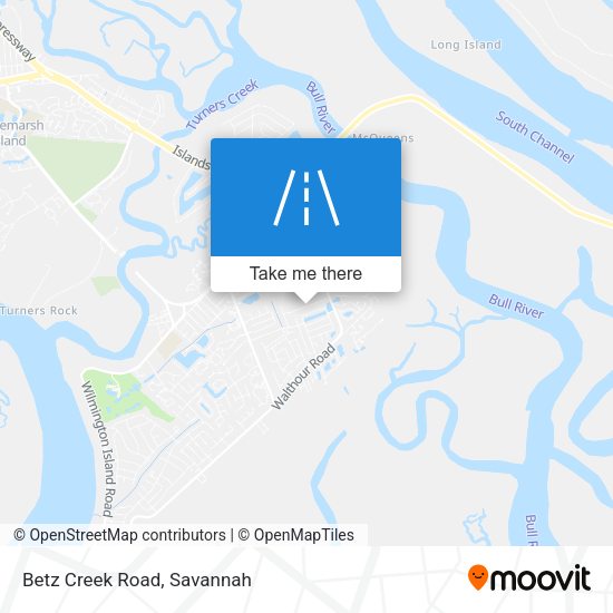 Mapa de Betz Creek Road