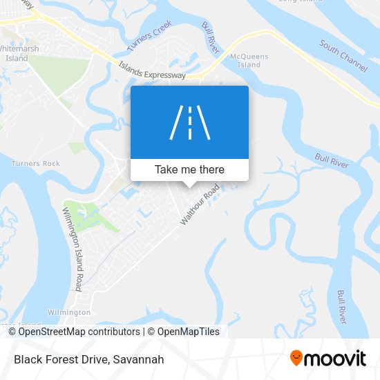 Black Forest Drive map
