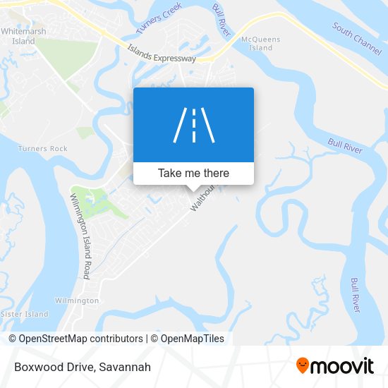 Boxwood Drive map