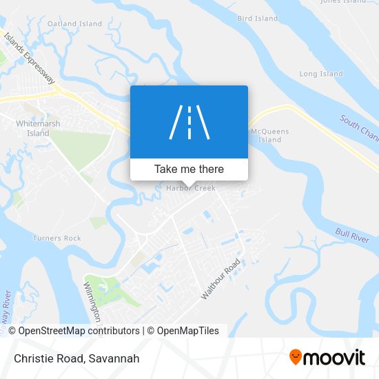 Mapa de Christie Road