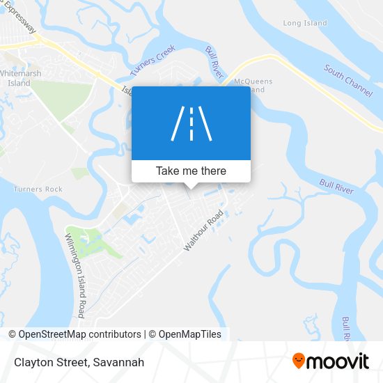 Mapa de Clayton Street