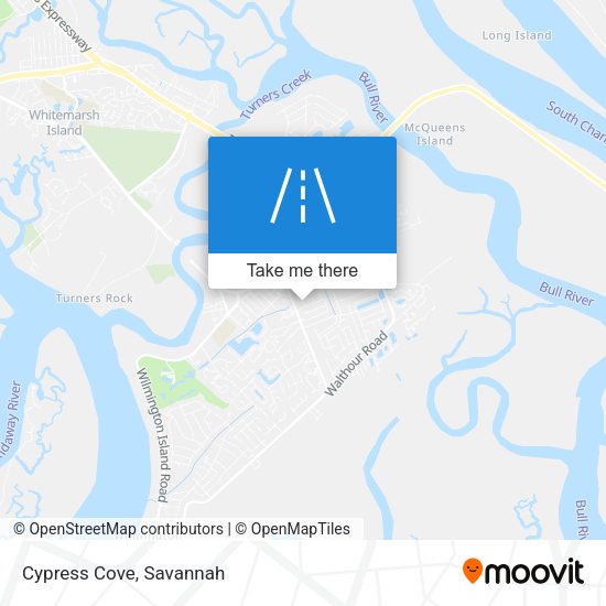 Mapa de Cypress Cove