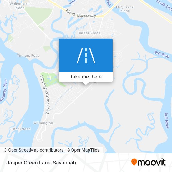 Jasper Green Lane map