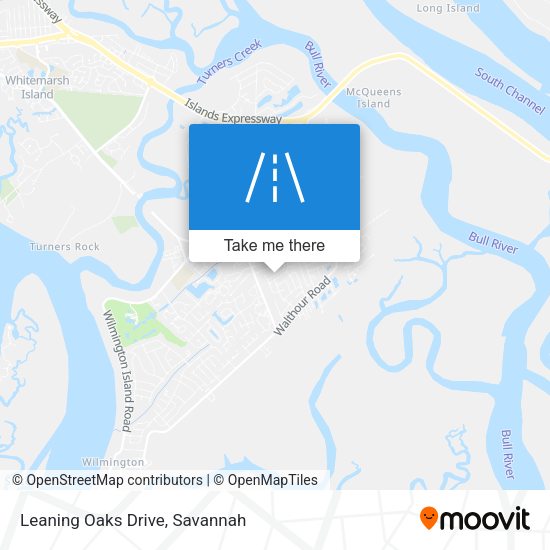 Leaning Oaks Drive map