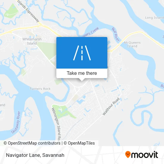 Navigator Lane map