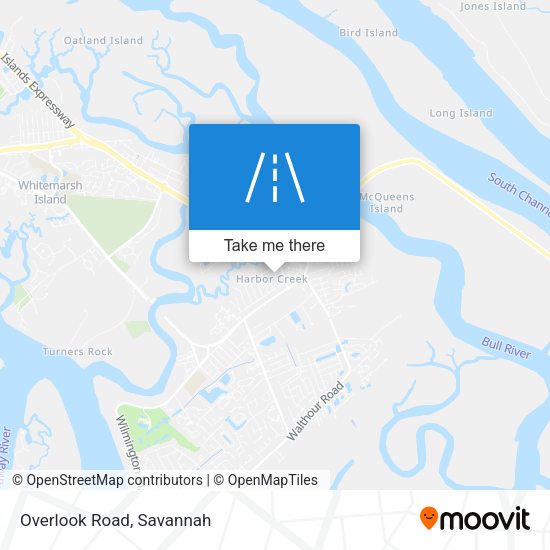 Mapa de Overlook Road