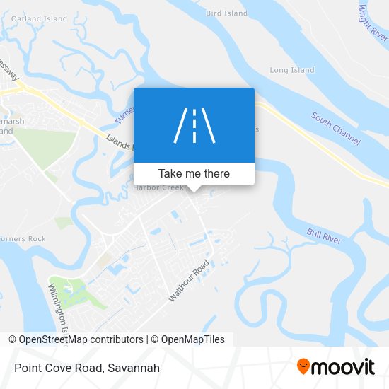 Mapa de Point Cove Road
