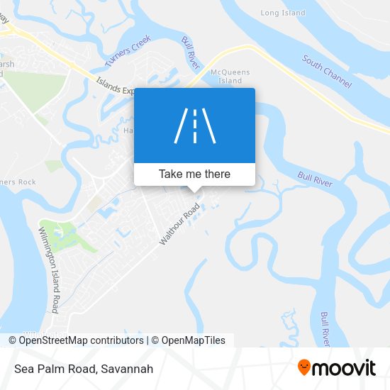 Mapa de Sea Palm Road