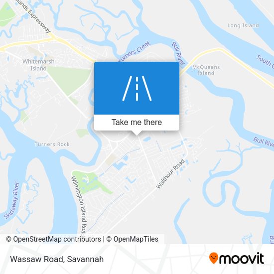 Mapa de Wassaw Road