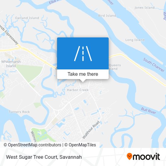 Mapa de West Sugar Tree Court