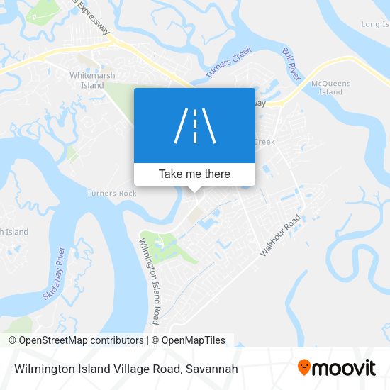 Mapa de Wilmington Island Village Road