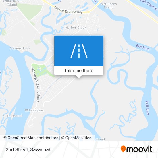 Mapa de 2nd Street