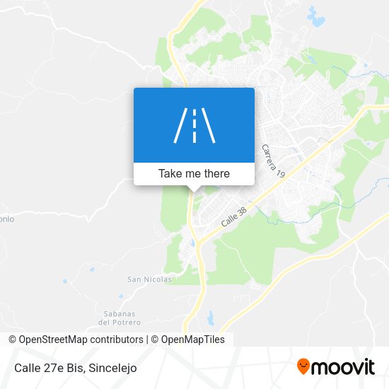 Mapa de Calle 27e Bis