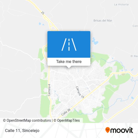 Mapa de Calle 11