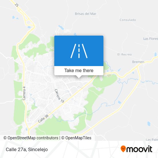 Mapa de Calle 27a