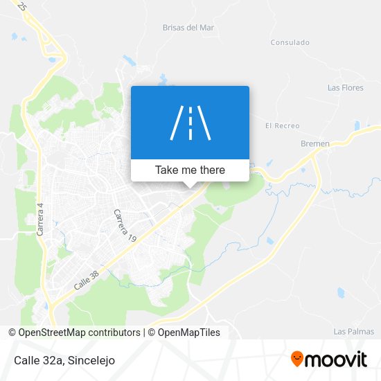 Mapa de Calle 32a
