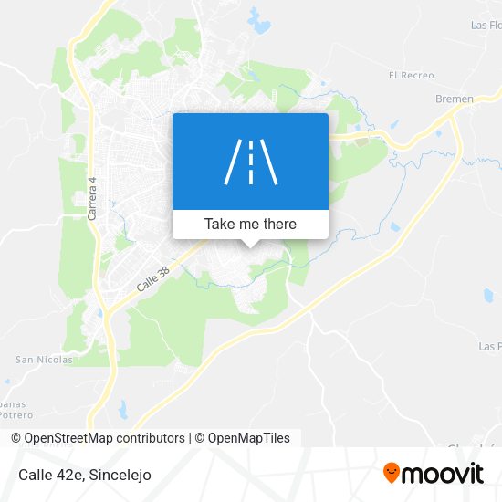 Mapa de Calle 42e