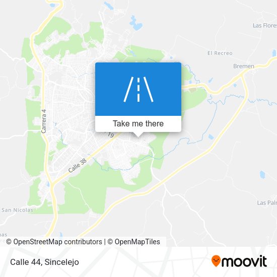 Mapa de Calle 44