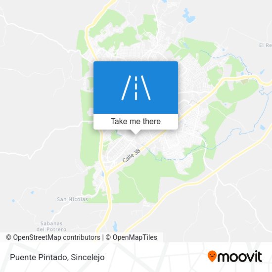 Mapa de Puente Pintado