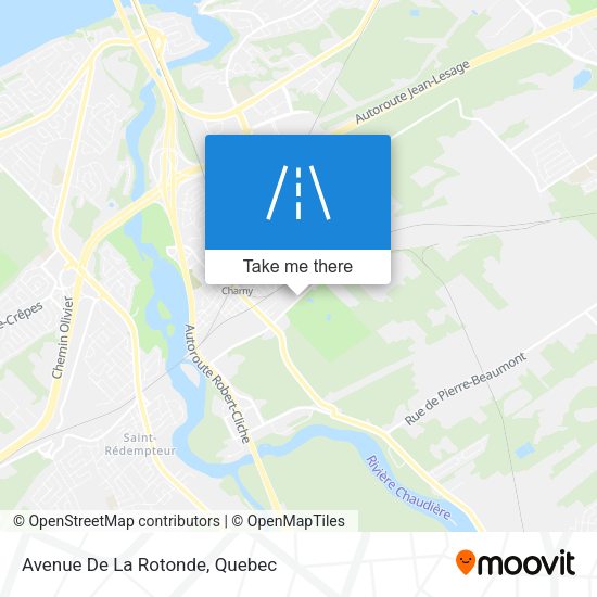 Avenue De La Rotonde map