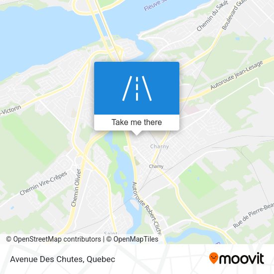 Avenue Des Chutes map