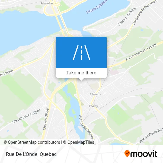 Rue De L'Onde map