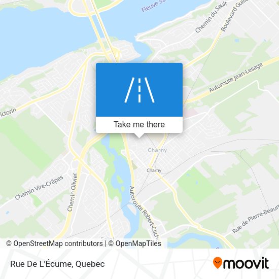 Rue De L'Écume map