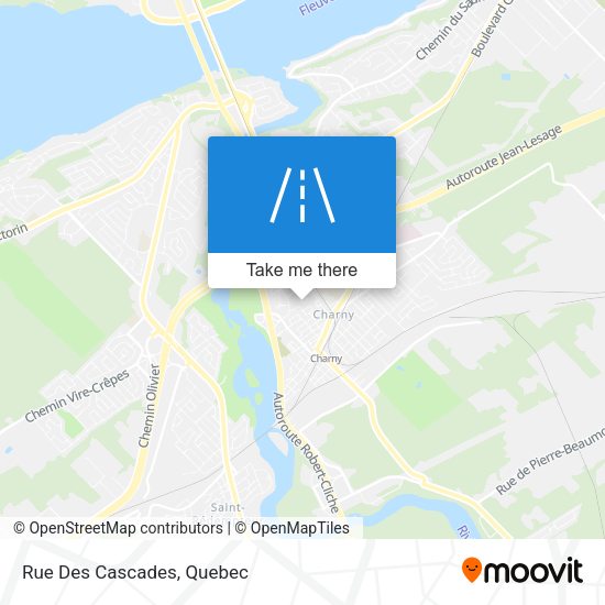 Rue Des Cascades map