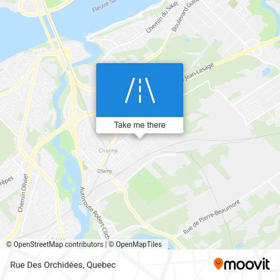 Rue Des Orchidées map