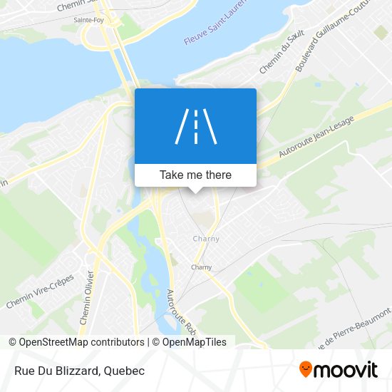 Rue Du Blizzard map