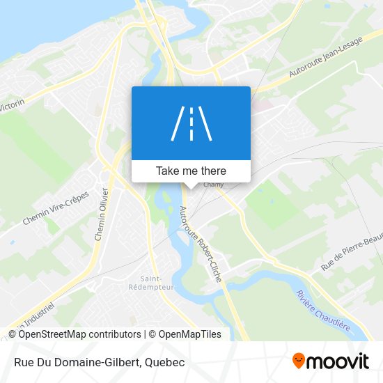 Rue Du Domaine-Gilbert map