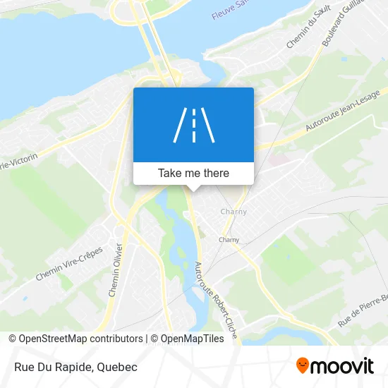 Rue Du Rapide map